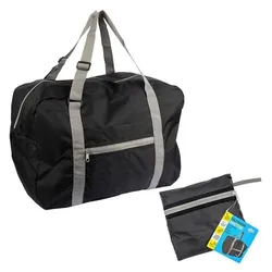 Wedo Reisetasche Nylon 582601 schwarz schwarz, 48x33x22 cm