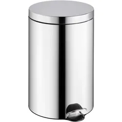 Treteimer 20 L silber | Edelstahl | glänzend
