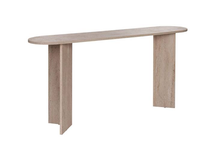 Konsole Georis Braun/beige marmoriert Holz B 150 H 75 cm - Material: Holzwerkstoff - Konsole