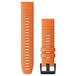 Garmin Quickfit-Armbänder (22 mm) Silikon Glutorange - orange / ONE SIZE