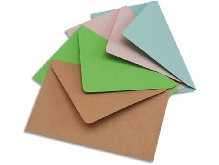 La Couronne 62124 Enveloppe Élections 90 x 140 mm 70 g Fermeture Non Gommée Bulle Couleurs Assorties