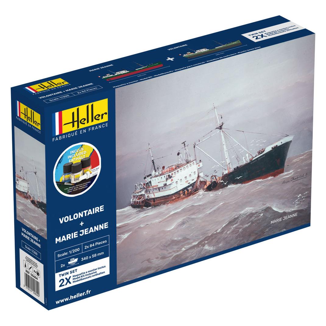 Heller STARTER KIT VOLONTAIRE + MARIE JEANNE Twinset (55604)