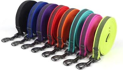 Uplifted Finds Pro Grip Latex Silk Long Range Training Leash pink 10 M