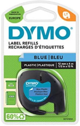 Dymo fita de plástico 91205 (S0721650) azul 12mm x 4m