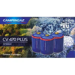 Campingaz CV 470 3er Pack All Season Ganzjahres-Gaskartuschen