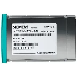 Siemens 6ES7952-0AF00-0AA0 SIMATIC S7-400 Speicherkarte 64 KB RAM 6ES79520AF000AA0