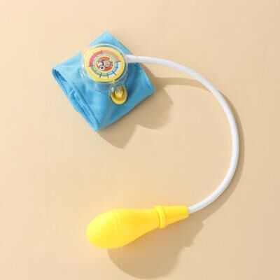 Uplift Treasures Kids Blood Pressure Monitor Toy For Medical Role Play blue
