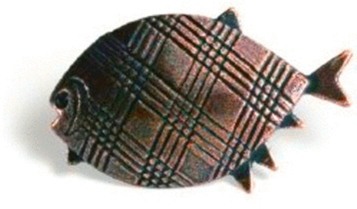 Siro Meubelknop Vis Links - Koper - 32 x 51 mm - Decoratieve knop voor meubels, lades en kastjes