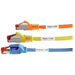 Fleximark, Etiketten, Wickeletiketten, LCK 32 weiss, 25,0 x 35,5 mm, 640 Stück Wickeletiketten für Kabel zum B...