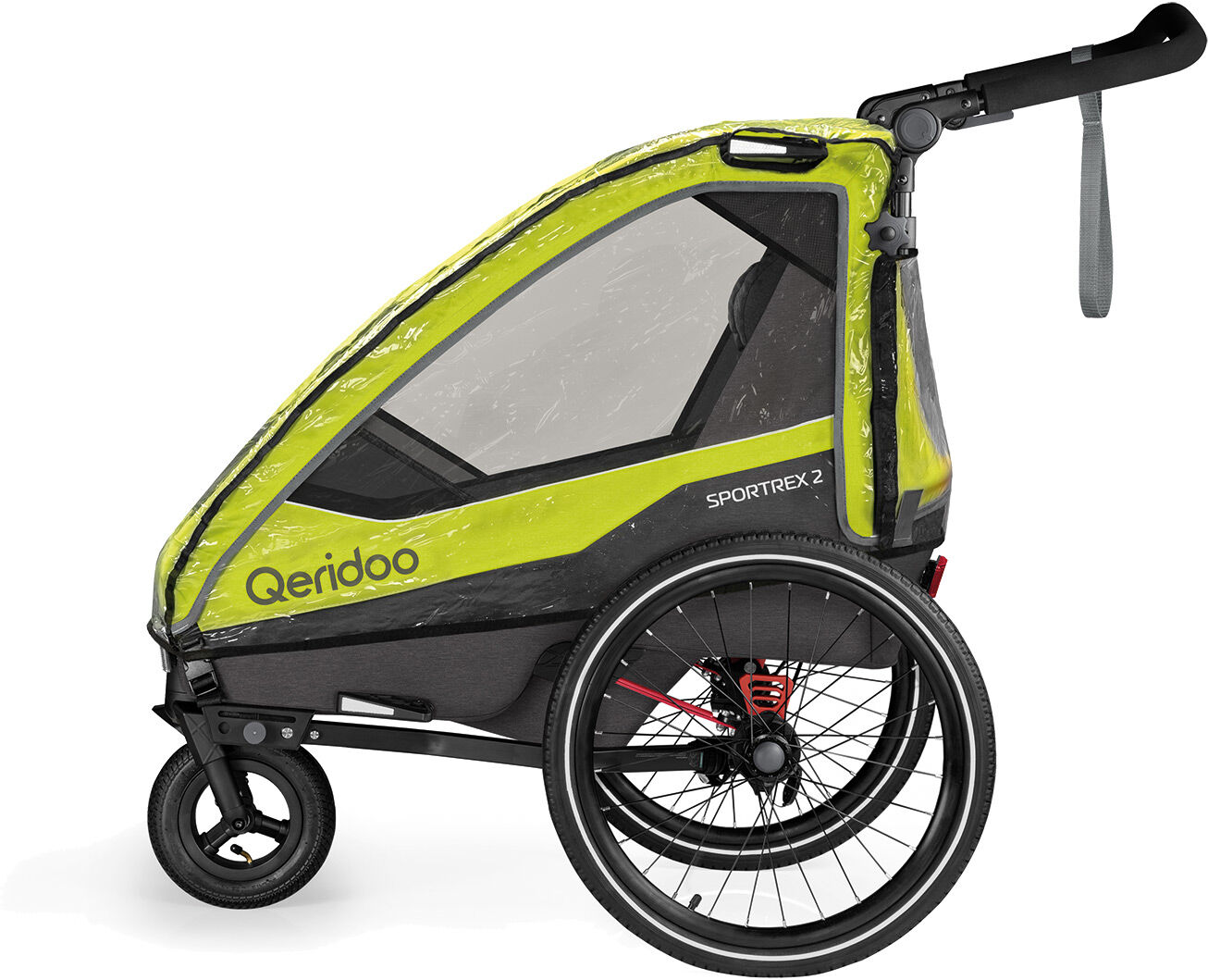 QERIDOO Regenschutz für Fahrradanhänger QUPA 2 oder Sportrex 2
