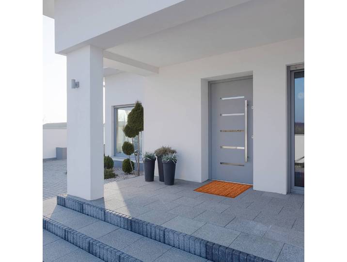 Fußmatte Hamada 75 x 120cm Braun/Braun