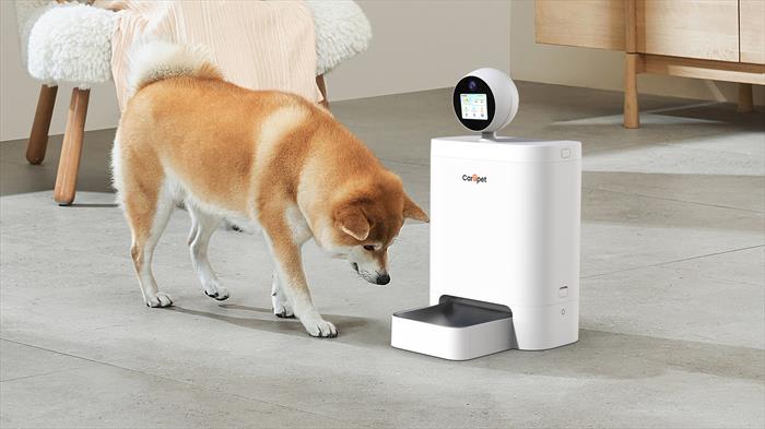 CAREPET Distributore Cibo Ai Pet Feeder (ptc01)-bianco
