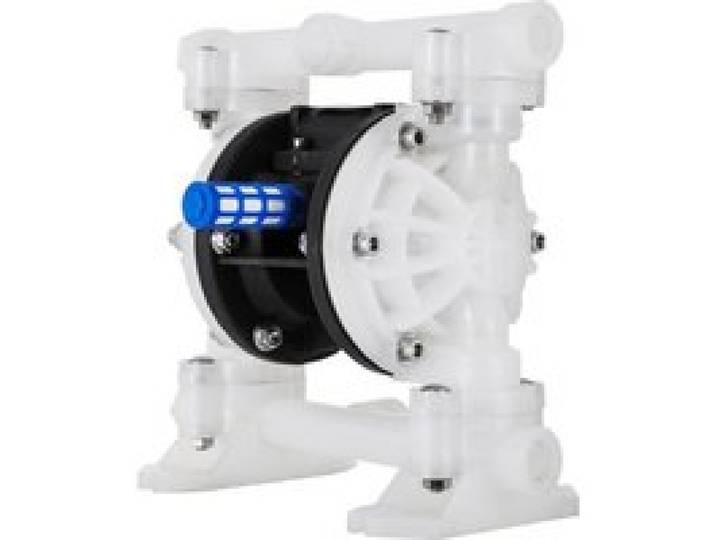VEVOR Pompe Pneumatique à Membrane en Polypropylène Pompe à Membrane Pneumatique Double, Diaphragme en Nitrile Pompe à Air à Membrane 2 Diaphragme Pompe à Membrane pneumatique, Aspiration: 0 à 5 m