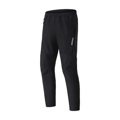 Arsuxeo Herren Fahrradhose Fahrradhosen Fahhrad Hosen Unterteile Formpassend Winter Mountainbike MTB Straßenradsport Sport Winddicht Warm Reflektierende Besätze / Fluoreszenz Elastisch Schwarz