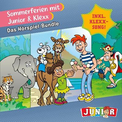Junior & Klexx, Sommerferien mit Junior & Klexx - Sammelband - Tina Fritzsche, Audio, 4260312218319