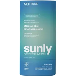 Attitude, After Sun, After Sun Care Stick EWG Verified Plastic-Free Soothes and Hydrates (60 ml, After Sun Gel)