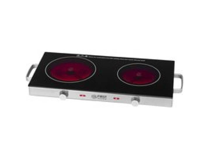 Plaque De Cuisson Double Infrarouge Vitrocéramique Tous Types De Casseroles 2800W-Mini Réchaud Électrique Pour Déménagement Campin