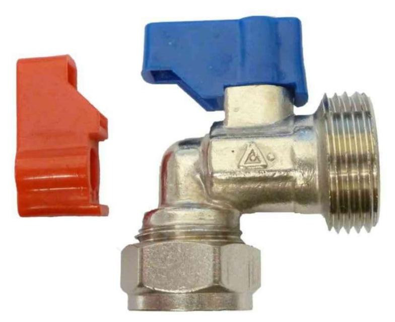 Dripio Terugslagventiel 15 mm x 3/4 inch voor wasmachine, chroom