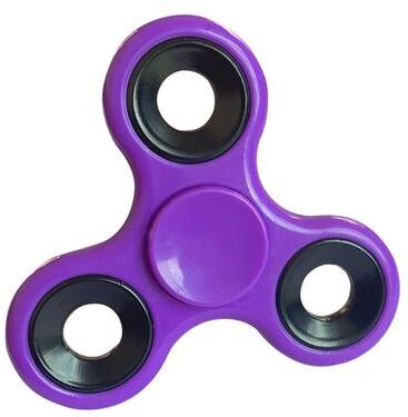 Inspire Daily Merch Fidget Spinner For Autism & ADHD Anti Stress Tri Spinner High Quality EDC Toy For Adults And Kids purple