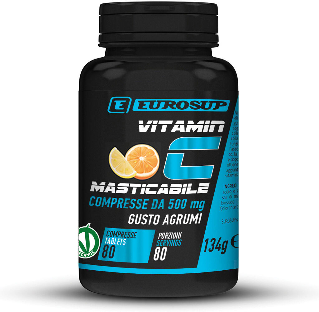 eurosup vitamin c masticabile 80 cpr agrumi