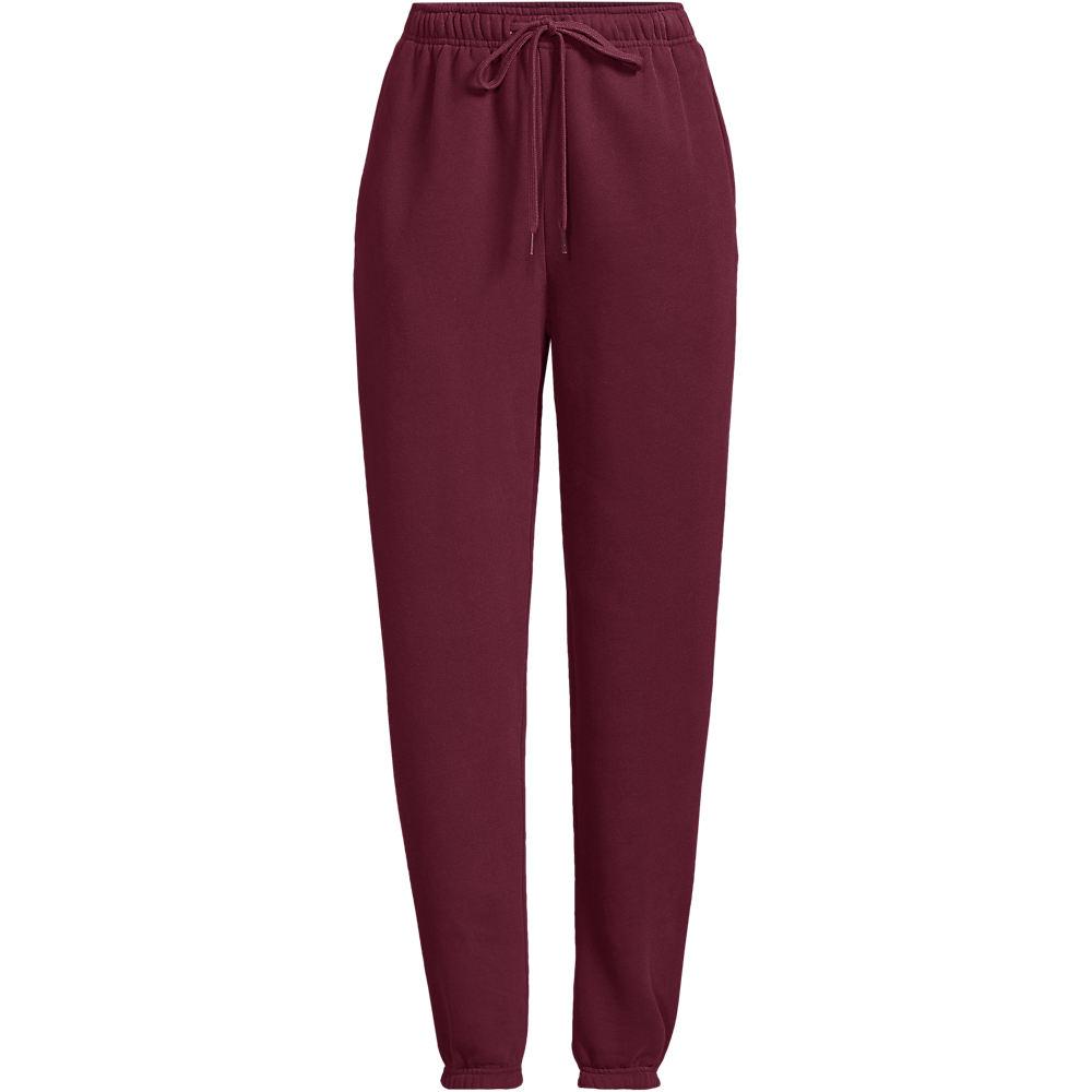 Serious Sweats Jogginghose in Plus-Größe, Damen, size: plus, Rot, Baumwoll-Mischung/Polyester-Mischung, by Lands' End