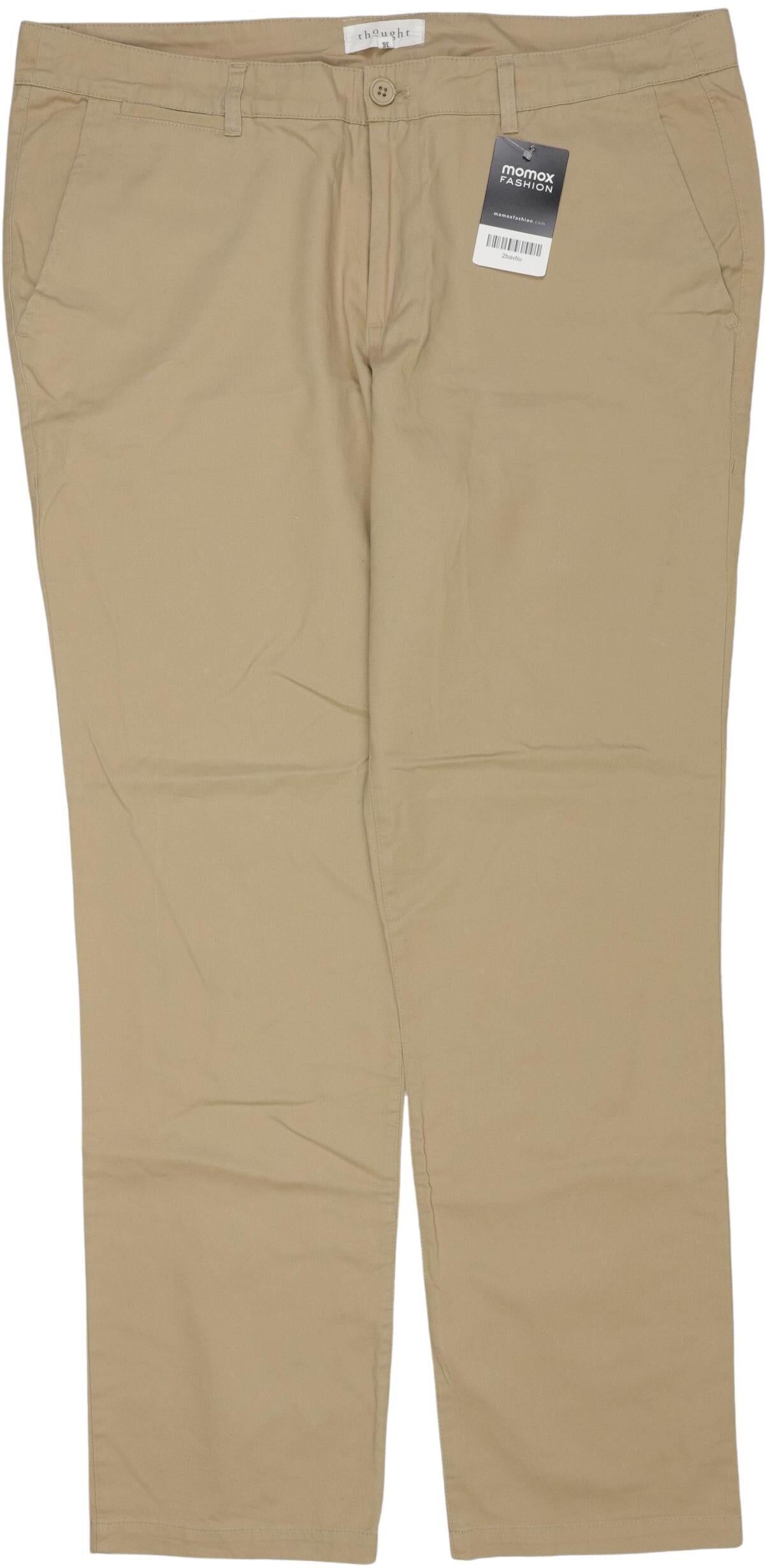 Thought Herren Stoffhose, Beige, Gr. W36, Baumwolle - Second Hand