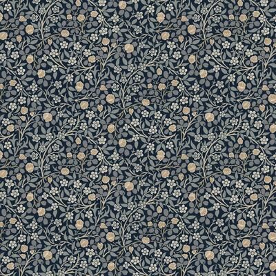 William Morris at Home Clover Midnight Wallpaper - N/A