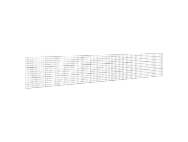 vidaXL Gabione mit 3,5 mm Draht und 10x10 cm Maschen 900x10x150 cm Robuste Konstruktion: Hält allen Wetterbedingungen stand. Einfache Montage: Schneller Aufbau mit Haken- und Clipsystem