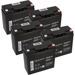 60V 23Ah Akku-Satz für VELECO CL-30ZR-00 Gravis Faster – 5x 12LCP-23