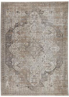 Vibe Ginevra Medallion Gray/ Ivory Area Rug