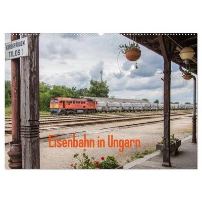 Eisenbahn in Ungarn (Wandkalender 2027 DIN A2 quer), CALVENDO Monatskalender