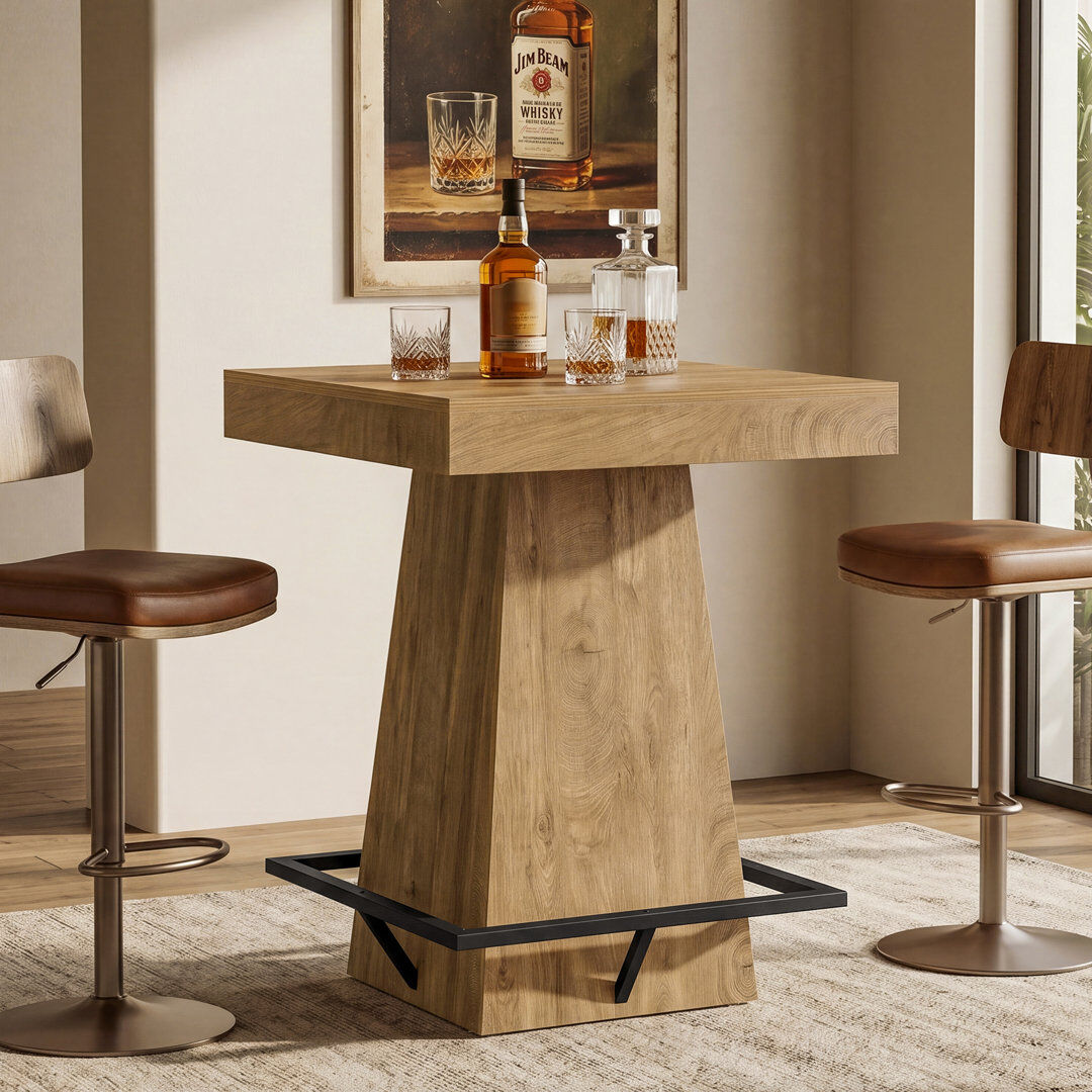 Blue Elephant 80 cm Home Bar Cabinet Brown 95cm H X 80cm D X 80cm L