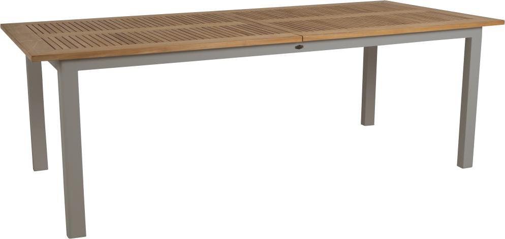 Brafab Lyon Ausziehtisch Aluminium/Teak