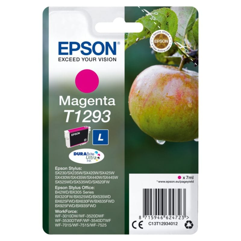 Epson T1293 Druckerpatrone Magenta C13T12934012