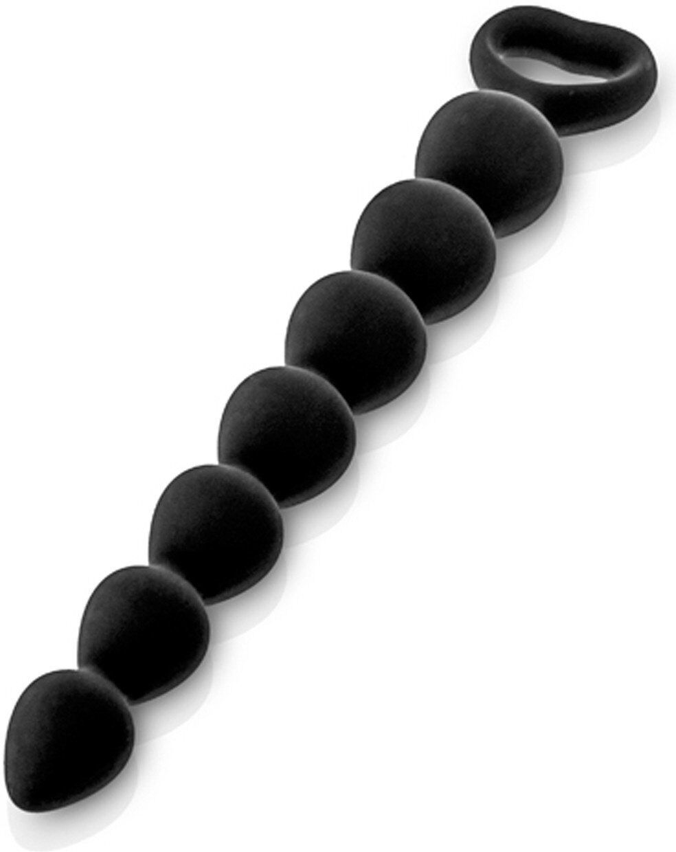 Glamy Chapelet plug anal noir 27cm