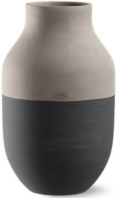 Kahler Kähler Omaggio Circulare Vase, Anthracite Grey