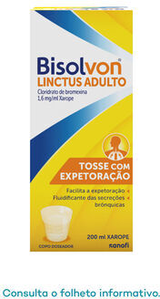 Bisolvon Xarope Adulto Expectoração 200 ml