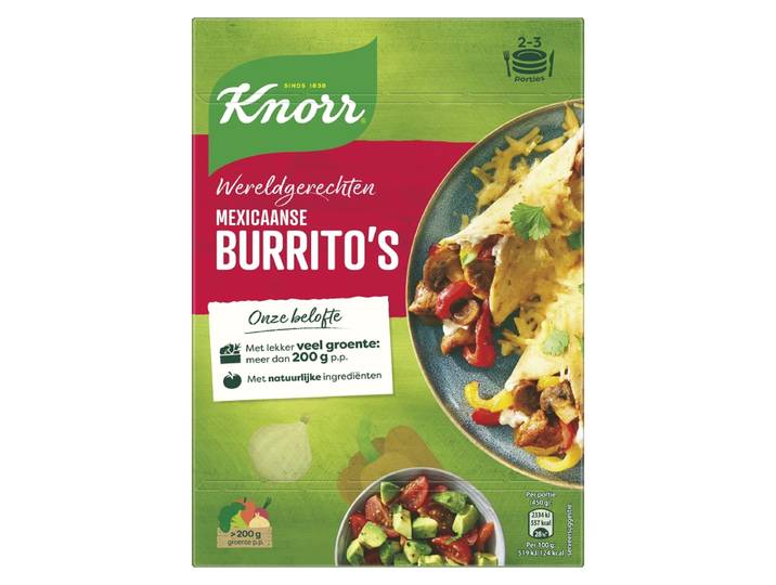 knorr Mexicaanse burrito's - 228 g