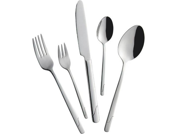 Mulex Besteck-Set New Jersey (60-tlg), 12 Personen, Edelstahl 18/10, hochglanzpoliert