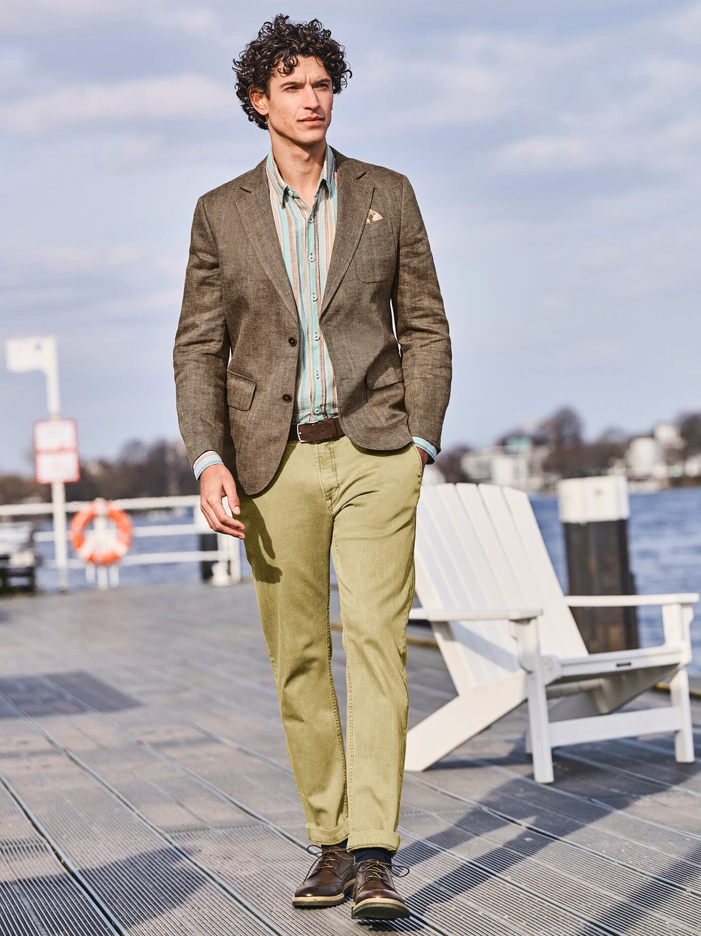 Mey & Edlich Denim-DNA-Chino Gelb 33/32