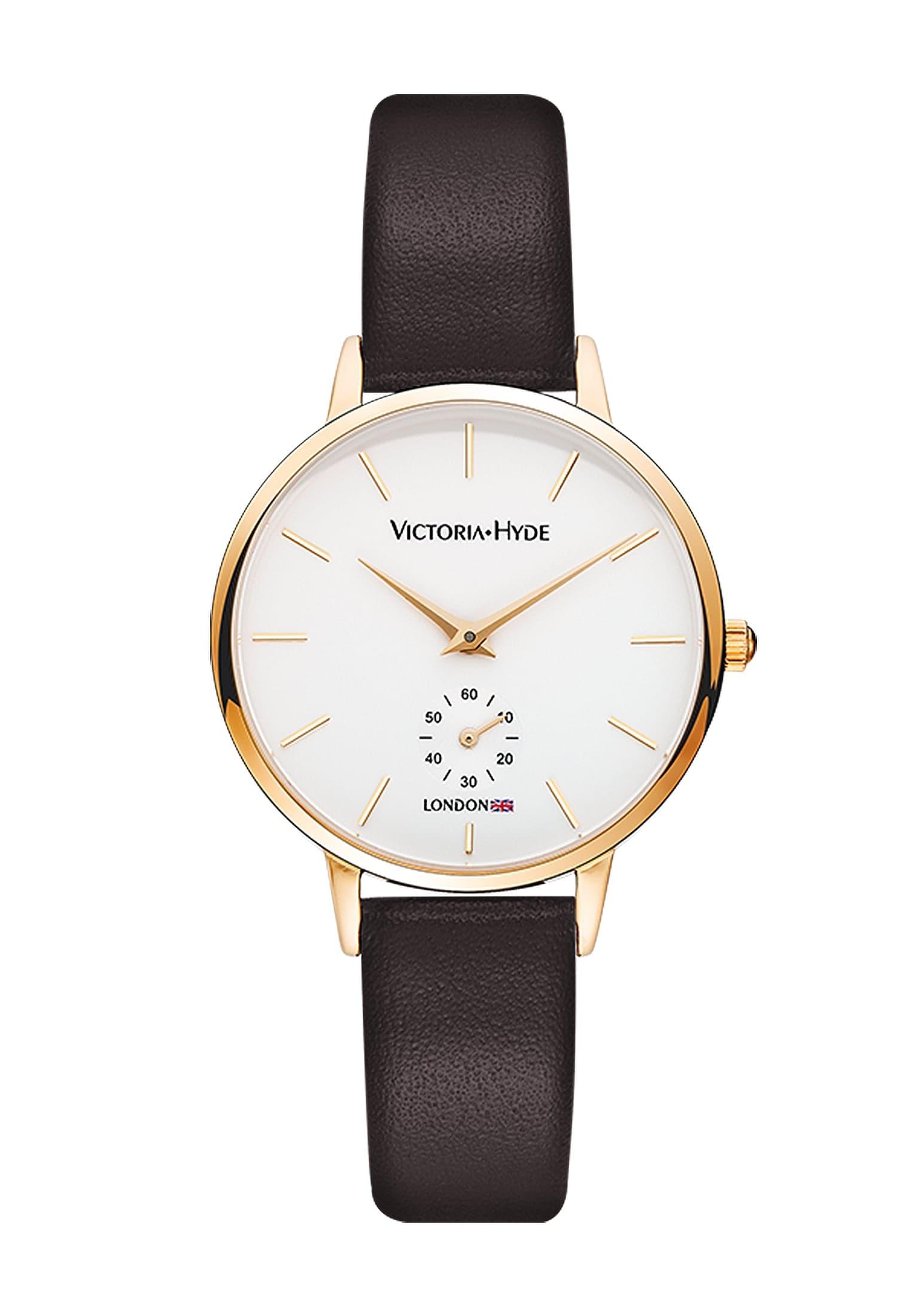 VICTORIA HYDE Luxus-Damenuhr mit Sekundenzeiger-Design