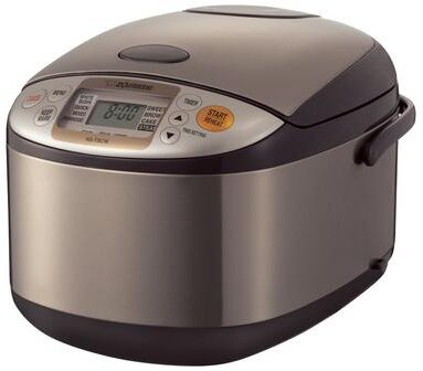 Zojirushi Micom 10-Cup Rice Cooker and Warmer - Stainless Brown