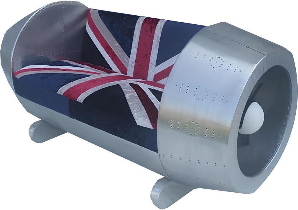 Aluminium Sofa Ledersofa Möbel Flugzeug Düse Antrieb Luxus Möbel Jack Union