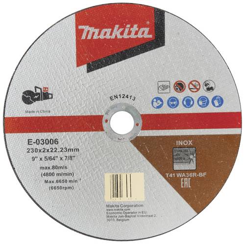 Makita E-03006 Trennscheibe gerade 230 mm 1 St. Metall