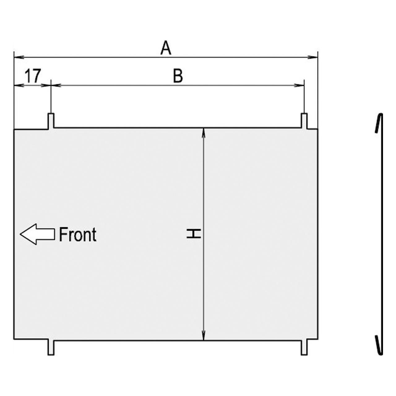Schroff Zwischenwand - ZWISCHENWAND 6HE 220T (34562764)