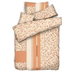 WINTERENGEL Premium Bettwäsche Mustermix mit Ranken Mikrofaser Flanell Einzelbett, 4tlg.