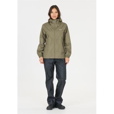 Outdoorjacke WEATHER REPORT "Packway", Damen, Gr. 50, grün (grün, grün), 100% Polyester, unifarben, normal, ohne Ausschnitt, Jacken Outdoorjacke, mit Bionic Finish DWR-Ausrüstung