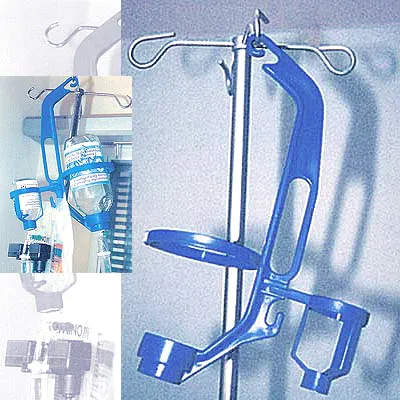 Amefa Infusionsflaschenhalterung Multi, Kunststoff, universell verwendbar für alle gängigen Infusionsflaschen, Spül- und Infusionsbeuteln 1010