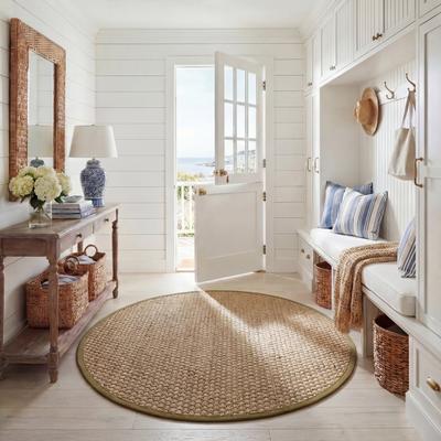 SAFAVIEH Natural Fiber Marina Basketweave Seagrass Rug