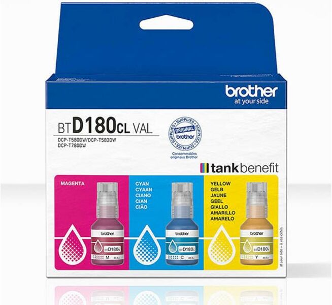 Brother BTD180CLVAL - 3-farbig - Druckerpatrone - Multipack